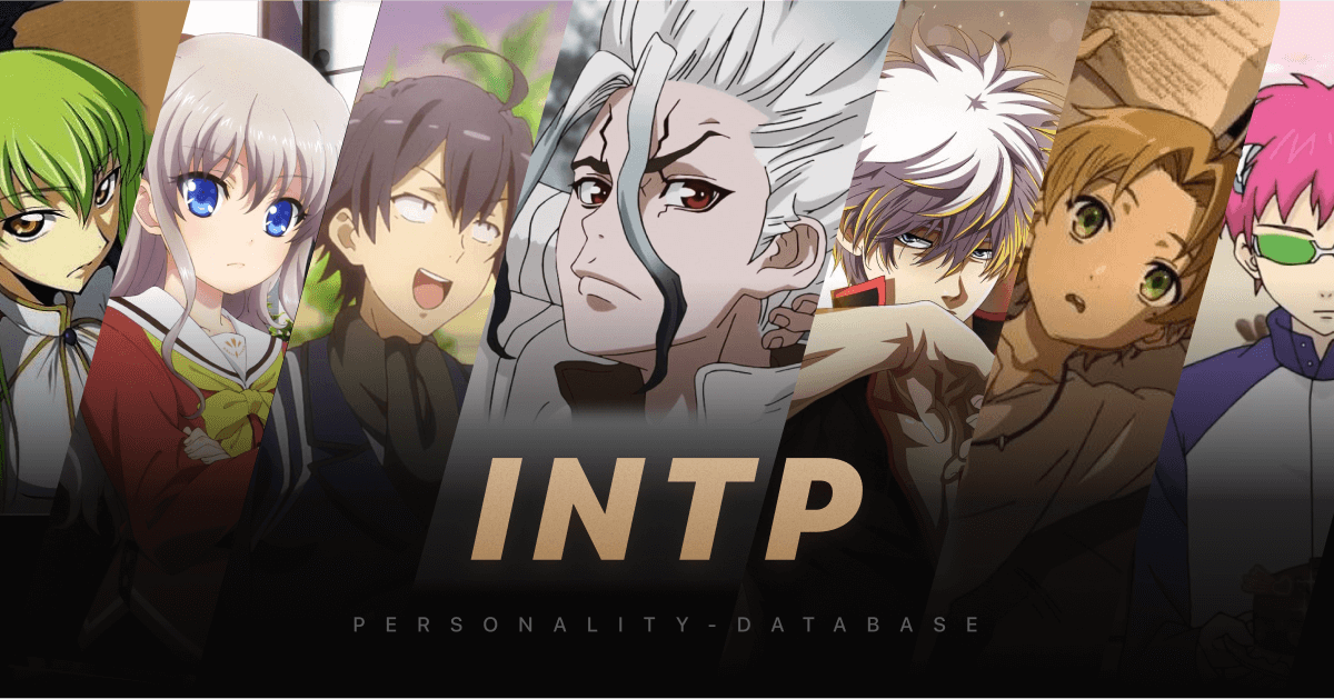 INTP anime characters according to PersonalityDatabasecom  rINTP