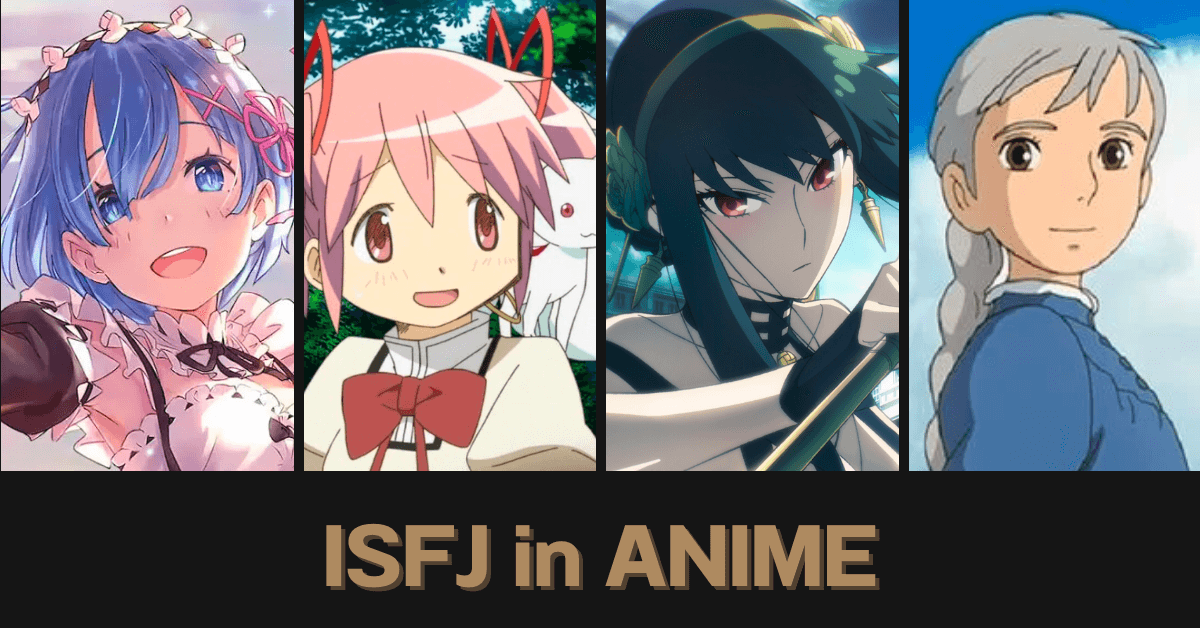 isfj personality type characters anime