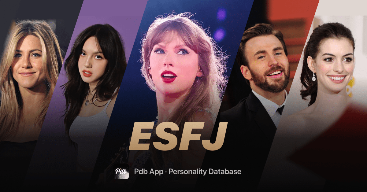 ESFJ Famous People, Celebrities, and Fictional Characters