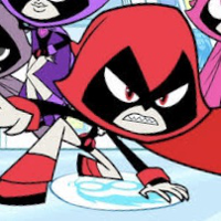 raven teen titans go angry